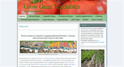Desktop Screenshot of growgreatvegetables.com