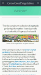 Mobile Screenshot of growgreatvegetables.com
