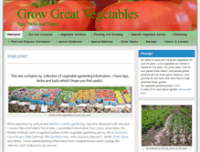 Tablet Screenshot of growgreatvegetables.com